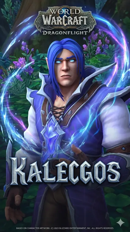 Kalecgos artwork for Wowhead interview with voice actor Andrew Russell